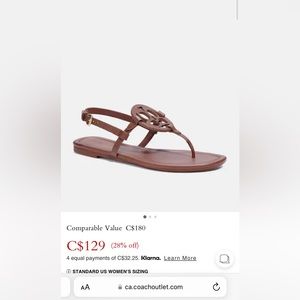 Coach Jaci Sandal